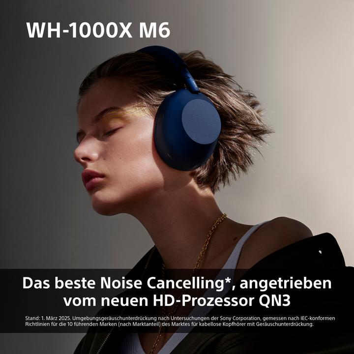 Actual product image Sony WH-1000XM6 (30 h, Wireless, Cable)