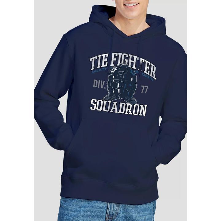 Actual product image Star Wars Mens Tie Fighter Squadron Hoodie (XL)