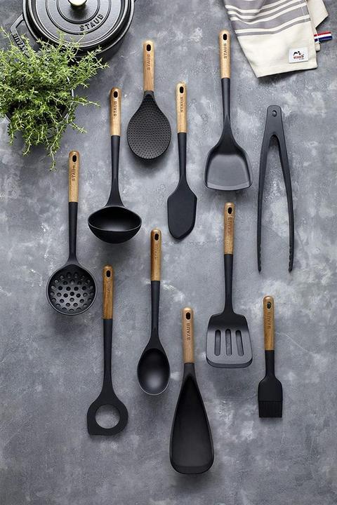 Immagine prodotto Staub Raschietto con manico in legno di acacia, 30 cm
