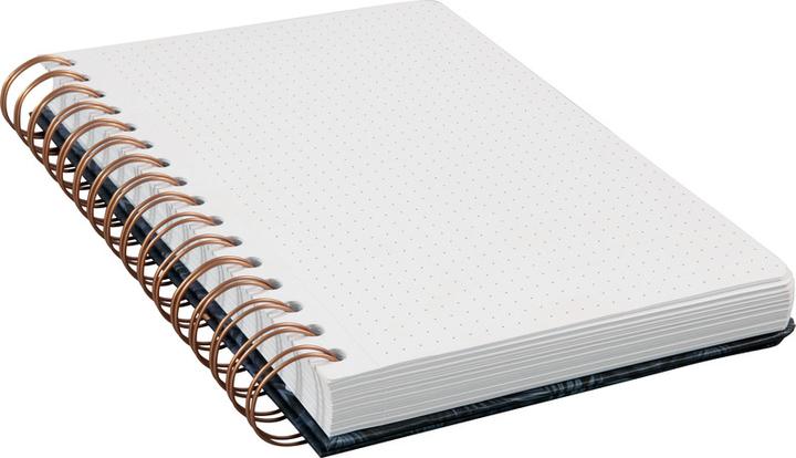 Image du produit Jolie Livre à spirales (A5, Quadrillé, Couverture rigide)