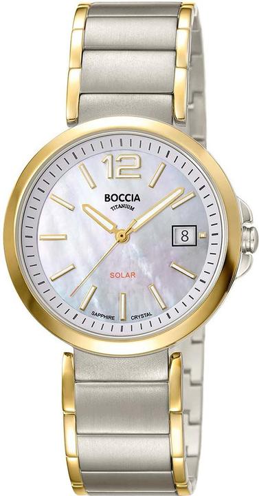 Actual product image Boccia 3332-02 Ladies' watch Solar Titanium 35mm 5ATM (Analogue wristwatch)
