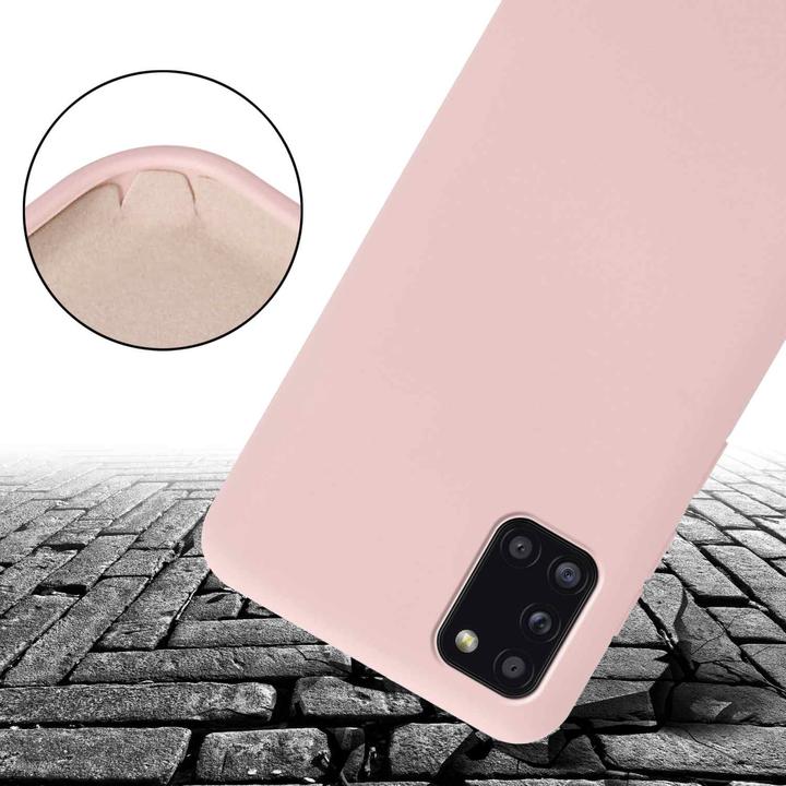 Actual product image Cadorabo TPU Cover Mobile Phone Chain Liquid (Samsung Galaxy A31)