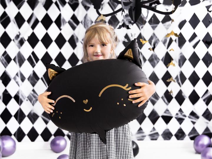 Actual product image Partydeco Black cat balloon - 48cm