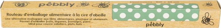 Immagine prodotto Pebbly Bienenwachstuch-Rolle grün, 30,5 x 100 cm