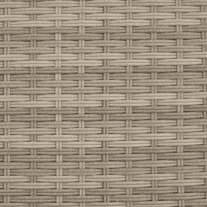 Produktbild VidaXL Gartensofa 2-Sitzer mit Dach und Hockern