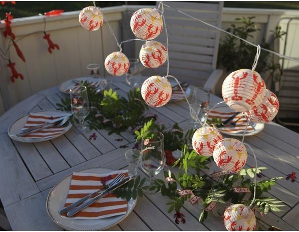 Image du produit Star Trading Guirlande lumineuse Crayfish Party Fonctionne avec des piles (1.40 m)