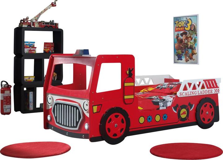 Produktbild Vipack Autobett Feuerwehr (90 x 200 cm)