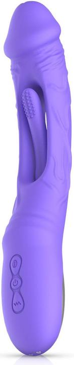 Productafbeelding Good Vibes Only Vlas - Vibrerende dildo met stimulator op punt G