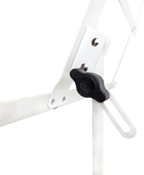 Produktbild keepdrum MUS2WH Notenständer Weiss mit Tasche