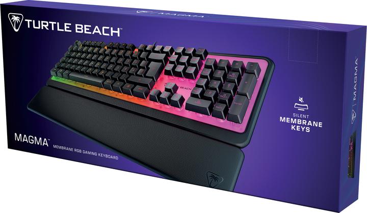 Actual product image Turtle Beach TURTLE B. Magma RGB Membrane Keyboard TBK100402 CH-Layout (CH, Cable)