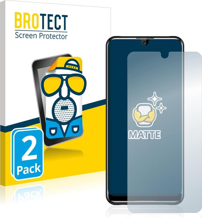 Actual product image BROTECT Anti-glare screen protector matt (2 Piece, LG K9)