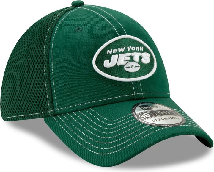 New Era 39Thirty Stretch Mesh Cap - New York Jets - L/XL (L)