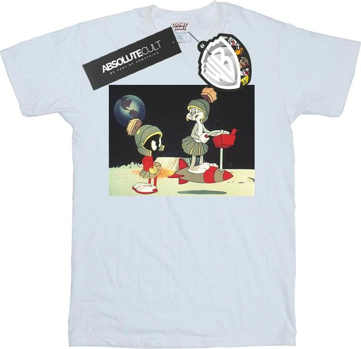 Actual product image Looney Tunes Mens Bugs Bunny Spaced T-Shirt (S)
