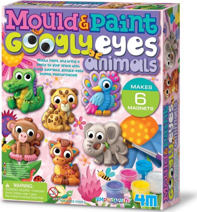 Produktbild 4M Googly Eyes-Tiere formen und malen