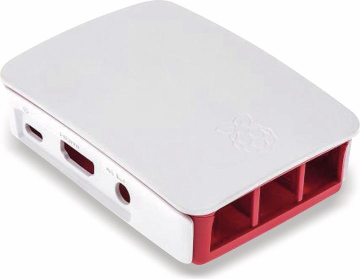 Raspberry Pi 3 Model B, housing, raspberry/white