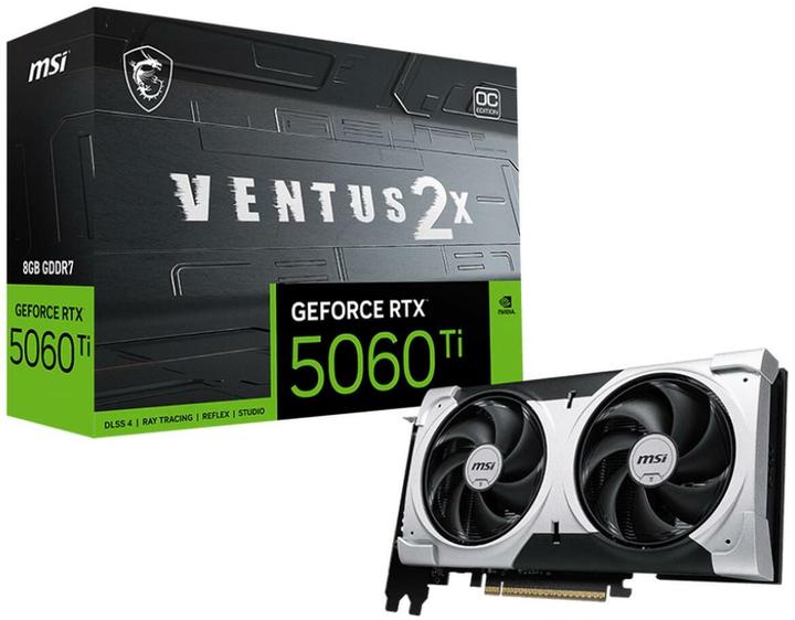 Actual product image MSI GeForce RTX 5060 Ti Ventus 2X OC Plus (8 GB)