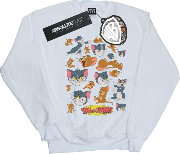 Actual product image Tom & Jerry Mens Many Faces Sweatshirt (XL)
