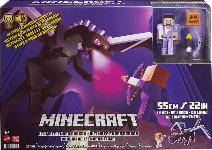 Immagine prodotto Minecraft Drago Ender definitivo con figura di Steve
