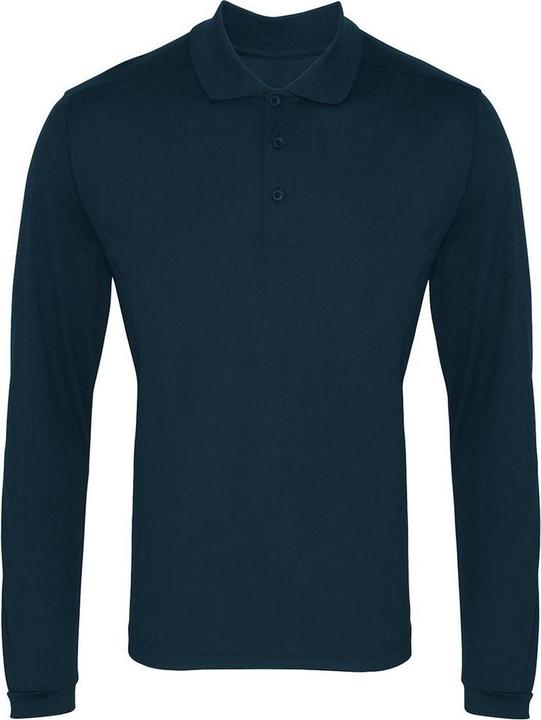 Premier Coolchecker Poloshirt Langärmlig