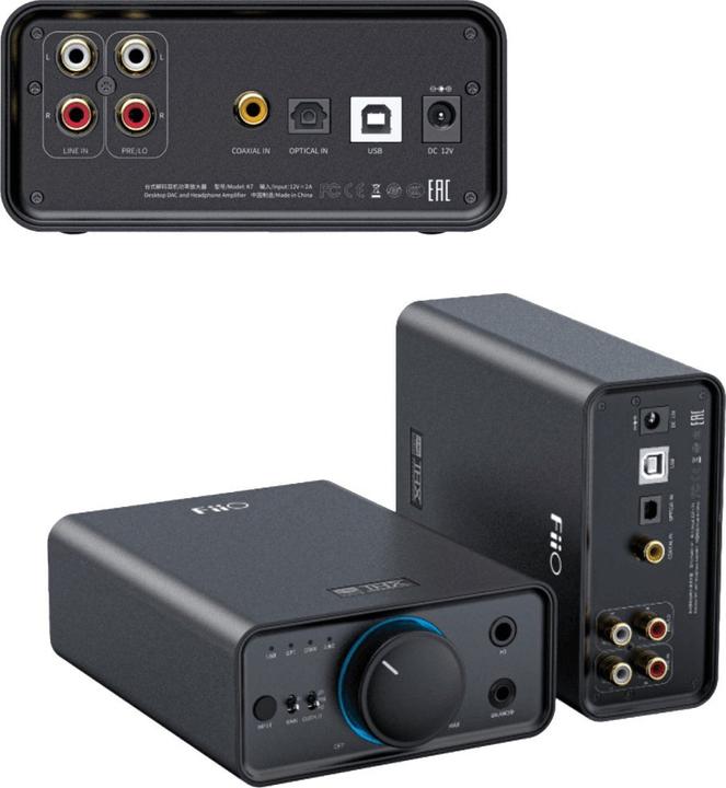 Image du produit FiiO K7 (commutateur de gain, USB-DAC)
