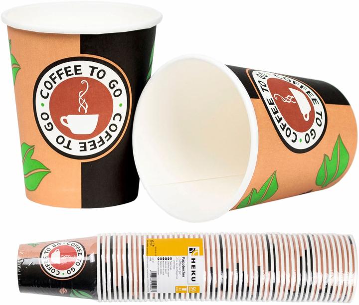 Actual product image Heku Disposable coffee mug (50 x)