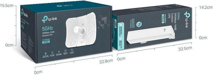 Image du produit TP-Link CPE605 - Unité CPE d'extérieur, 5GHz, 23dBi, 150Mbps