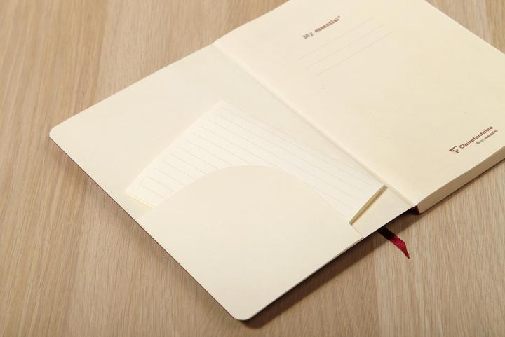 Actual product image Clairefontaine Age Bag Notebook (B5, Checked, Hardcover)