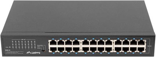 Lanberg RSGE-24 Switch di rete Gigabit Ethernet non gestito (10/100/1000) 1U (24 Porti)