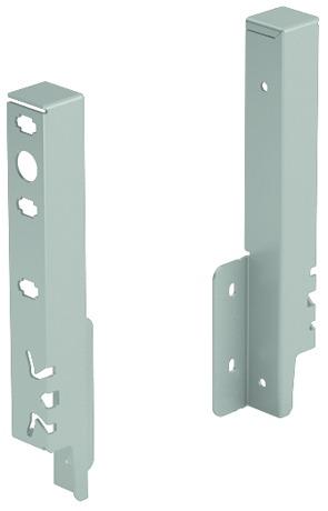 Actual product image Hettich ArciTech back panel connector set, silver (1 pcs.)
