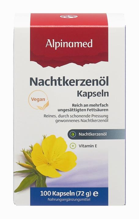 Produktbild Alpinamed Nachtkerzenöl (120 Stück, Kapseln, 112 g)