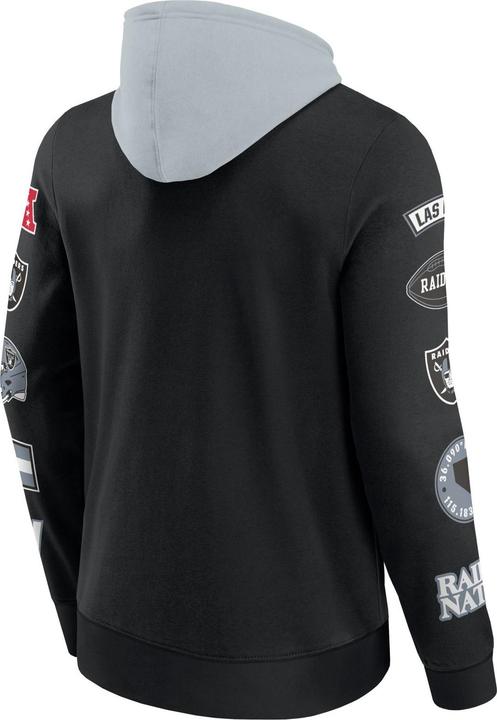 Actual product image Fanatics Las Vegas Raiders NFL Sleeve Prints Hoody - XL (XL)