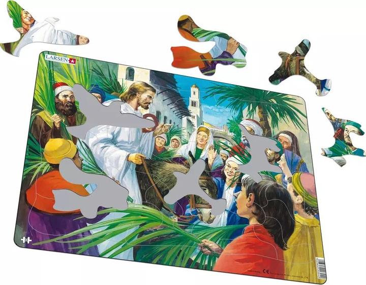 Produktbild Larsen Puzzle - Einzug nach Jerusalem (32 Teile)