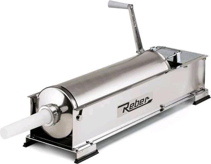 Actual product image Reber N INOX Red manual tabletop sausage filler8 Kg