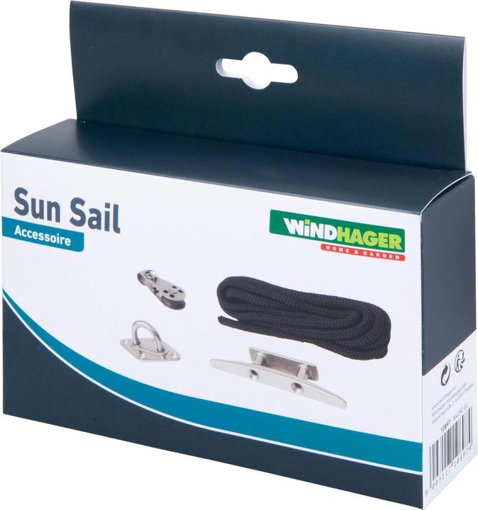 Image du produit Windhager Kit de câbles pour voile d'ombrage (4,5 x 17,5 x 15 cm)
