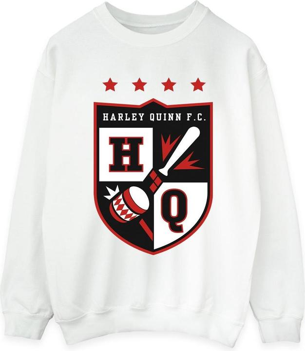 Actual product image Justice League Womens/Ladies Harley Quinn FC Pocket Sweatshirt (S)
