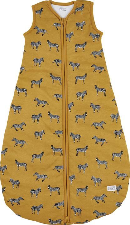 Produktbild Meyco Schlafsack Jersey Wattiert 110 cm Zebra Honey Gold (110 cm, 2.5 TOG)