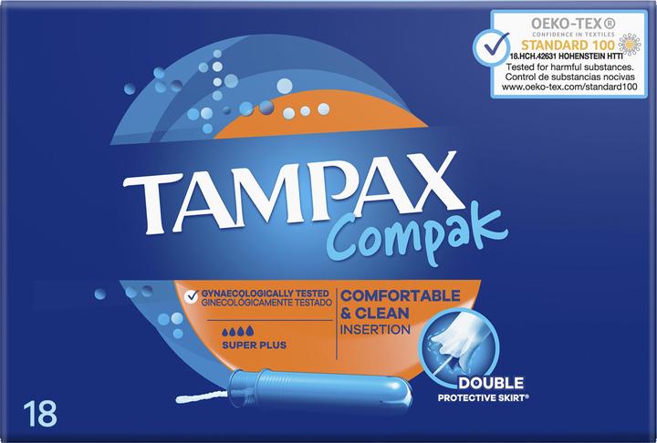 Tampax Tampons Compak Super Plus (18 x, Large)