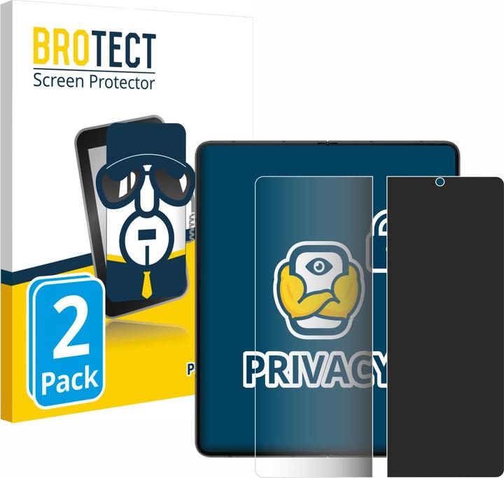 Image du produit BROTECT Film anti-regards Anti-Spy Privacy Film de protection contre la lumière bleue (2 pièce(s), Samsung Galaxy Z Fold5)
