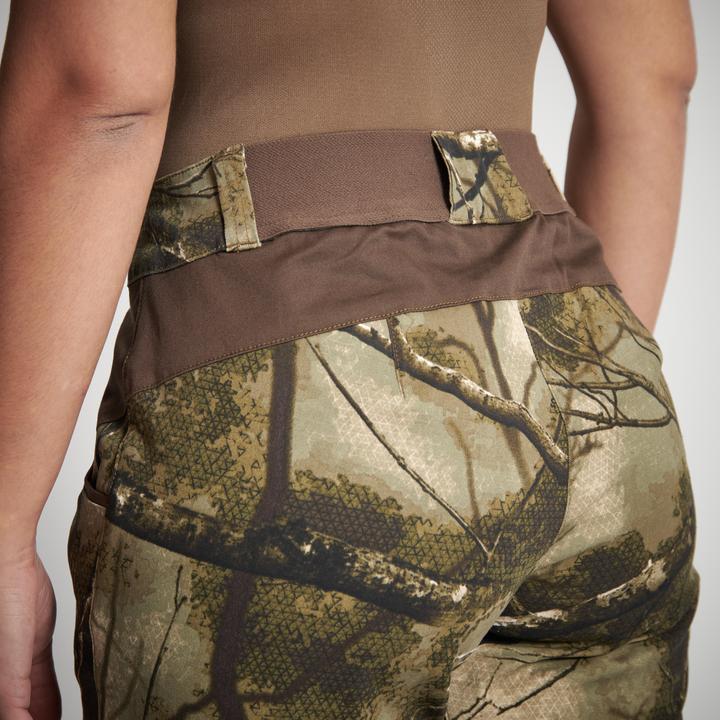 Actual product image Solognac Jagdhose 500 Damen geräuscharm atmungsaktiv Camouflage (XS)
