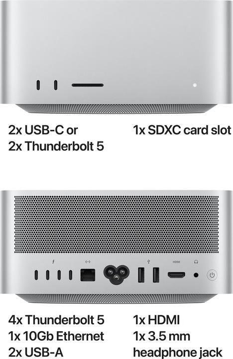 Actual product image Apple Mac Studio – 2025 (M4 Max, 36 GB, 512 GB, Apple M4 Max 32-Core)