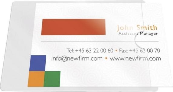 Immagine prodotto Antalis Tasca magnetica 6x9cm per biglietti da visita lato carta aperta 50 pezzi/confezione - (50 pezzi)