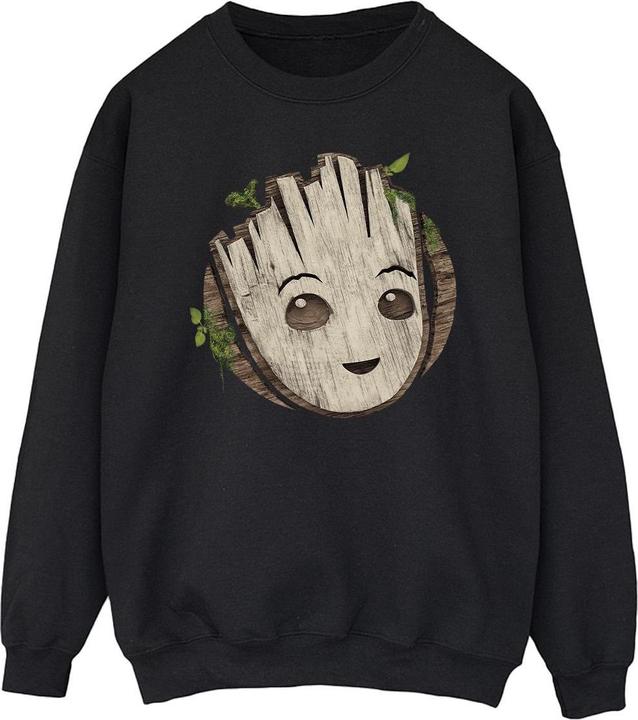 Produktbild I Am Groot Wooden Head Sweatshirt (XXL)