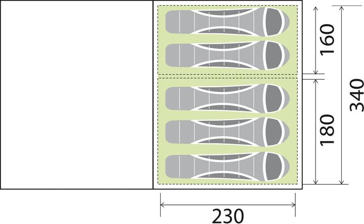 Immagine prodotto Brunner Paraiso 5/6 (Tenda a tunnel, 24.80 kg, 5 persone)
