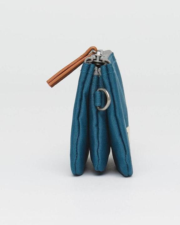 Actual product image Roka London Carnaby Wallet Sustainable Canvas Marine