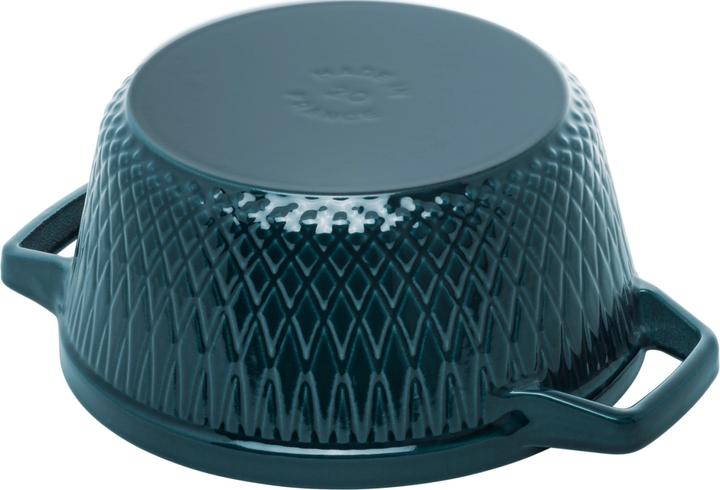 Produktbild Staub Twisted Cocotte (24 cm, Bräter + Schmortopf, Gusseisen)