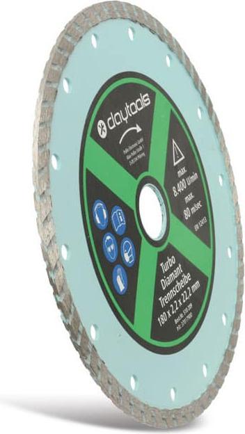 Actual product image Daytools Diamond cutting disc with turbo edge, 180 mm