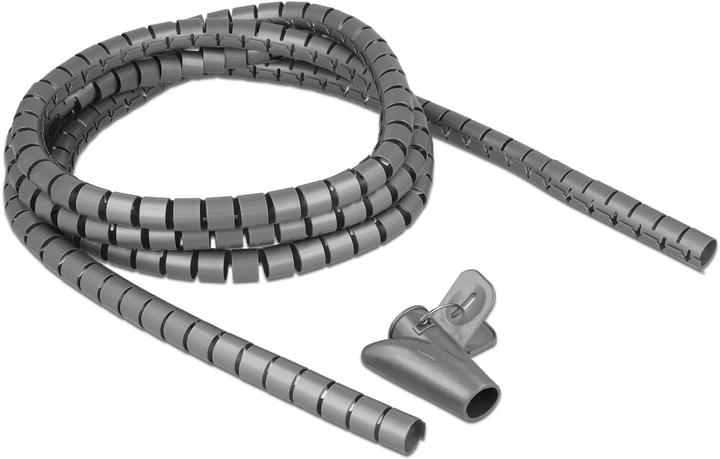 Actual product image Delock 18843 Cable protection Cable floor protection Grey (Cable spiral hose, 250 cm)