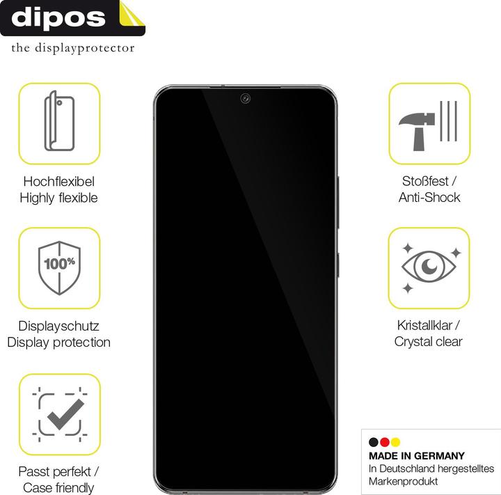 Produktbild Dipos Displayschutzfolie Full-Cover 3D (2 Stück, Samsung Galaxy A82 5G)