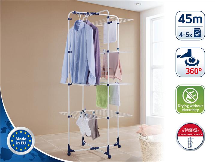 Actual product image Leifheit Tower dryer Classic Tower 450 (45 m)