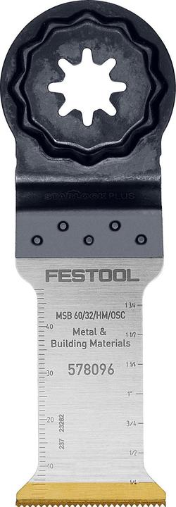 Festool Carbide-Sägeblatt MSB 60/32/HM/OSC